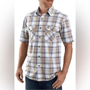 Carhartt Rugged Flex Relaxed Fit Lightweight Plaid Shirt 2XL